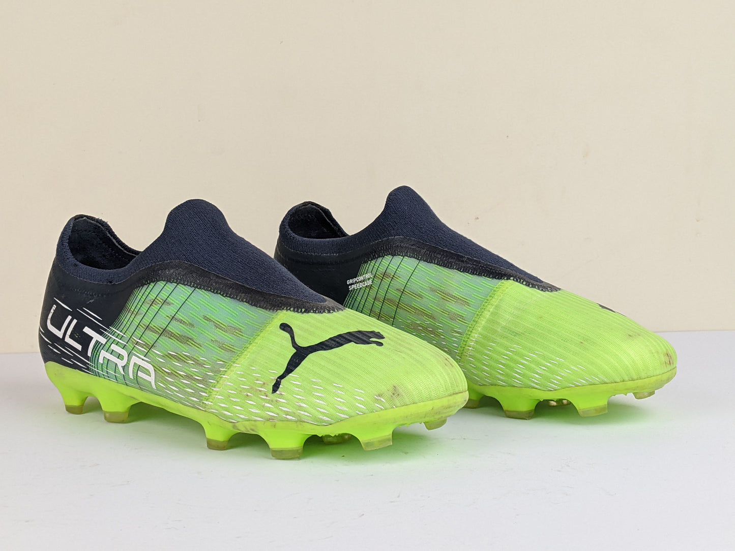 PUMA Ultra 3.3 FG/AG Under The Lights - Green Glare/Elektro Aqua/Spellbound Kids