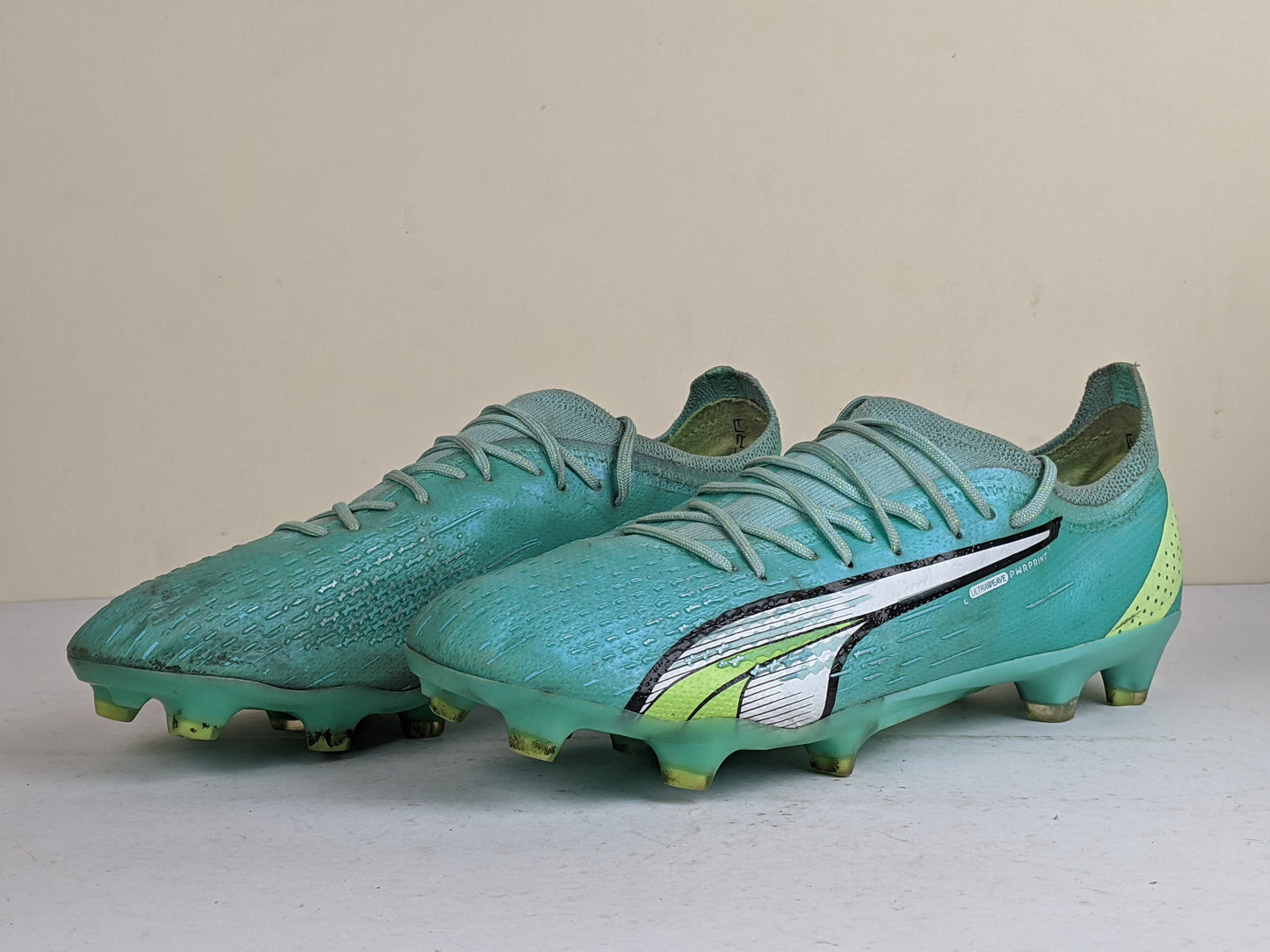 PUMA Ultra Ultimate FG/AG Pursuit - Electric Peppermint/PUMA White/Fast Yellow