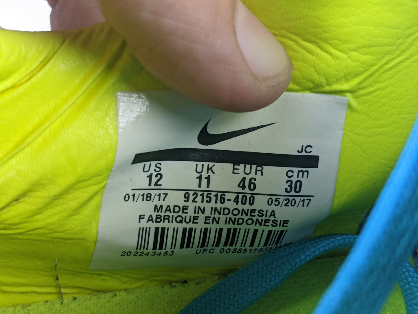 Nike MercurialX Victory VI NJR IC 'Blue/Yellow