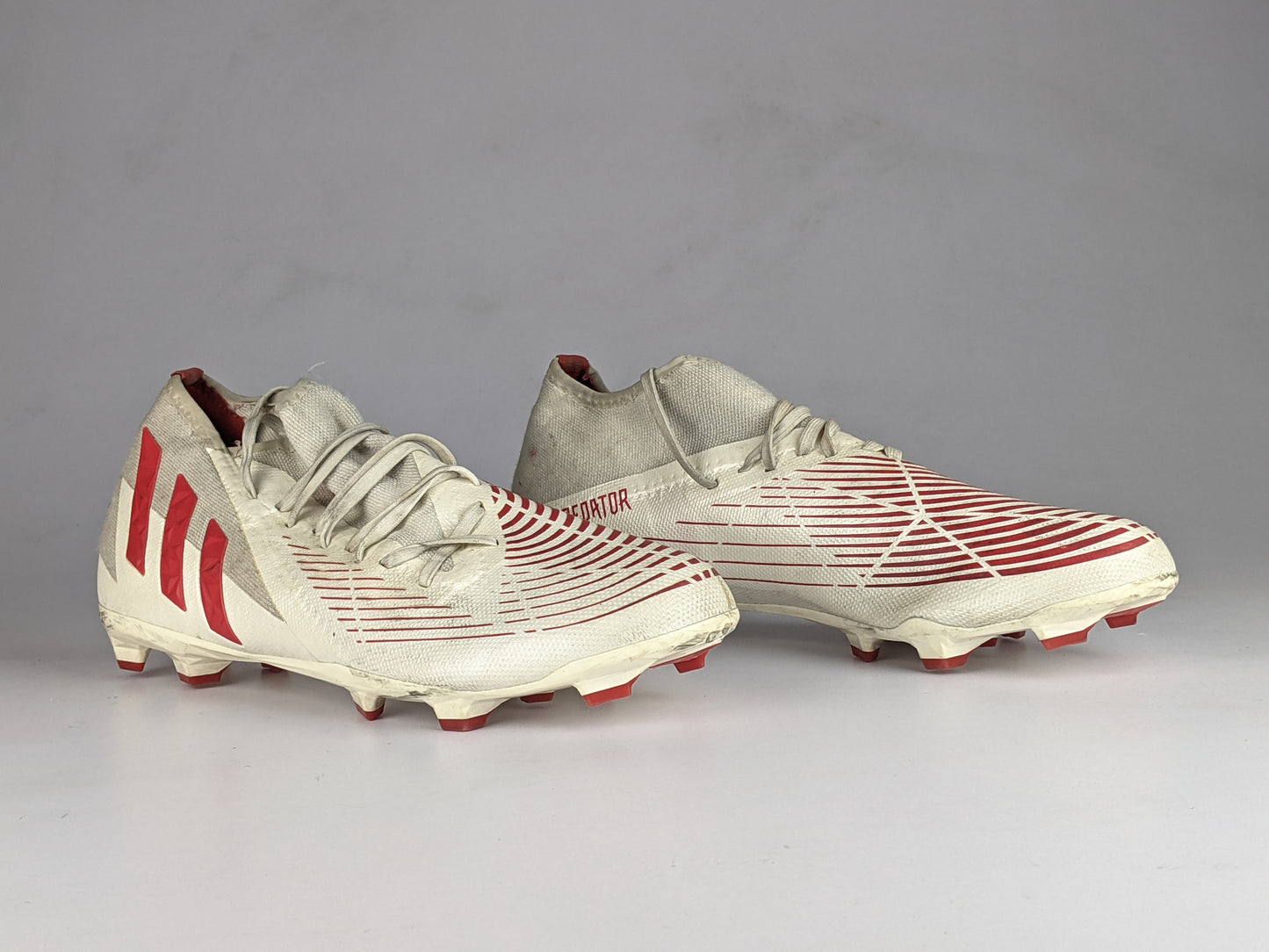 adidas Predator Edge .3 FG Showdown - Off White/Vivid Red/Gold Metallic