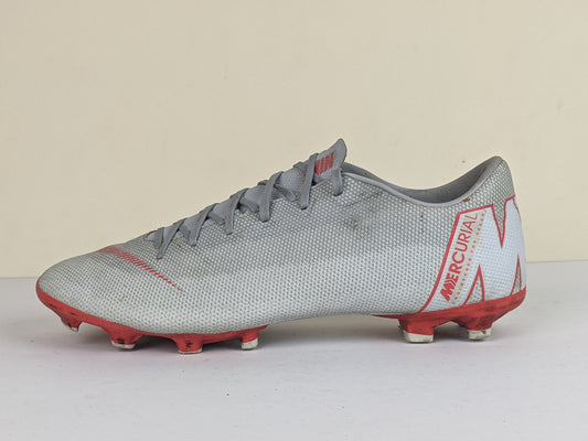 Nike Mercurial Vapor 12 Academy MG Raised On Concrete - Wolf Grey/Bright Crimson