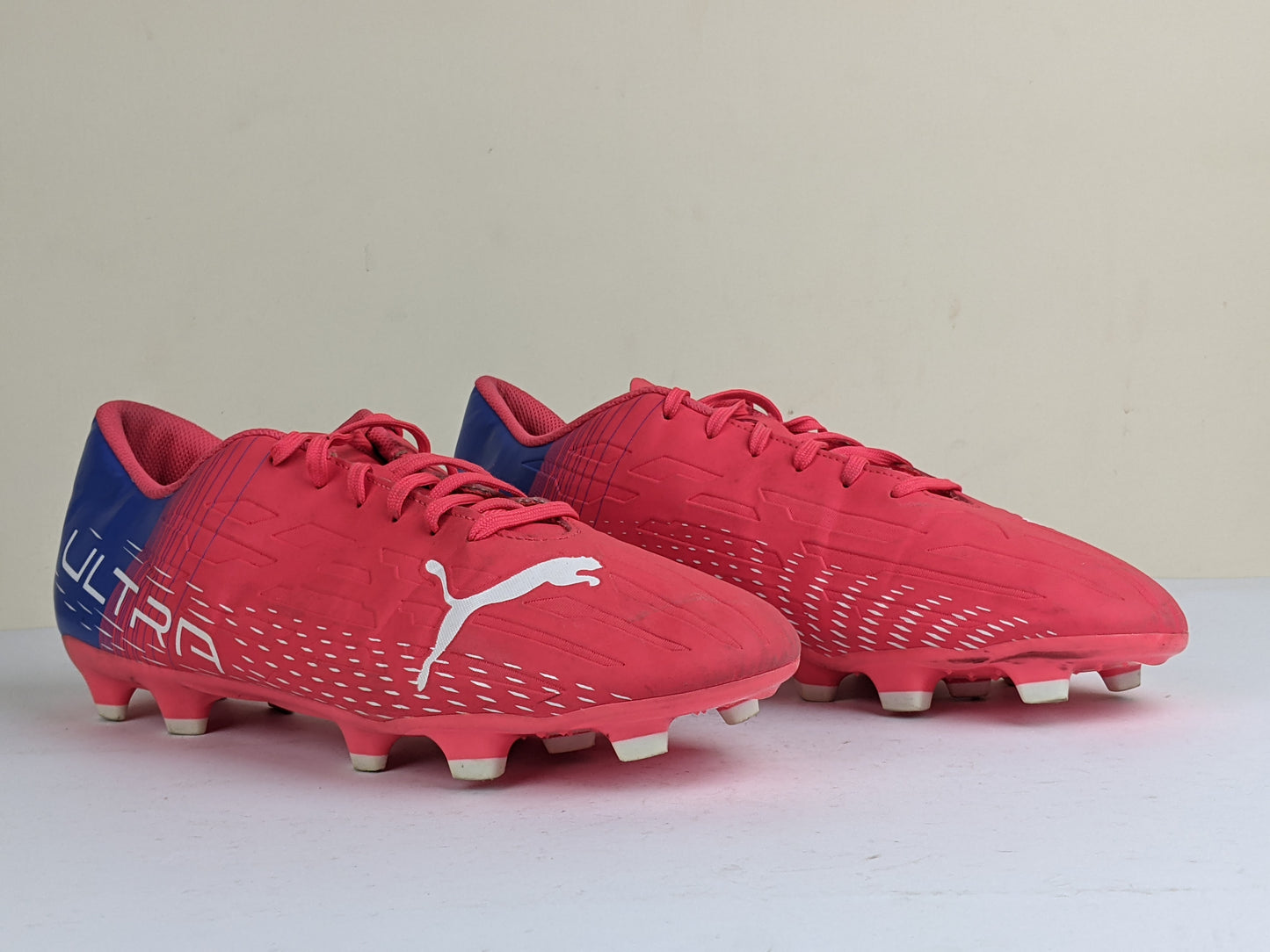 PUMA Ultra 4.3 FG/AG Faster Football - Sunblaze/PUMA White