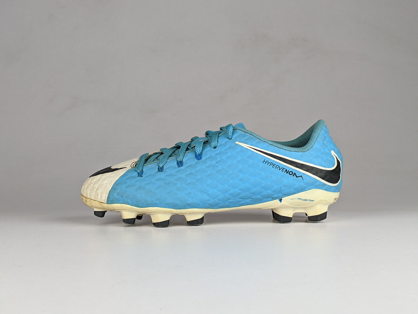 Nike Hypervenom Phelon III FG Jr - White/Blue