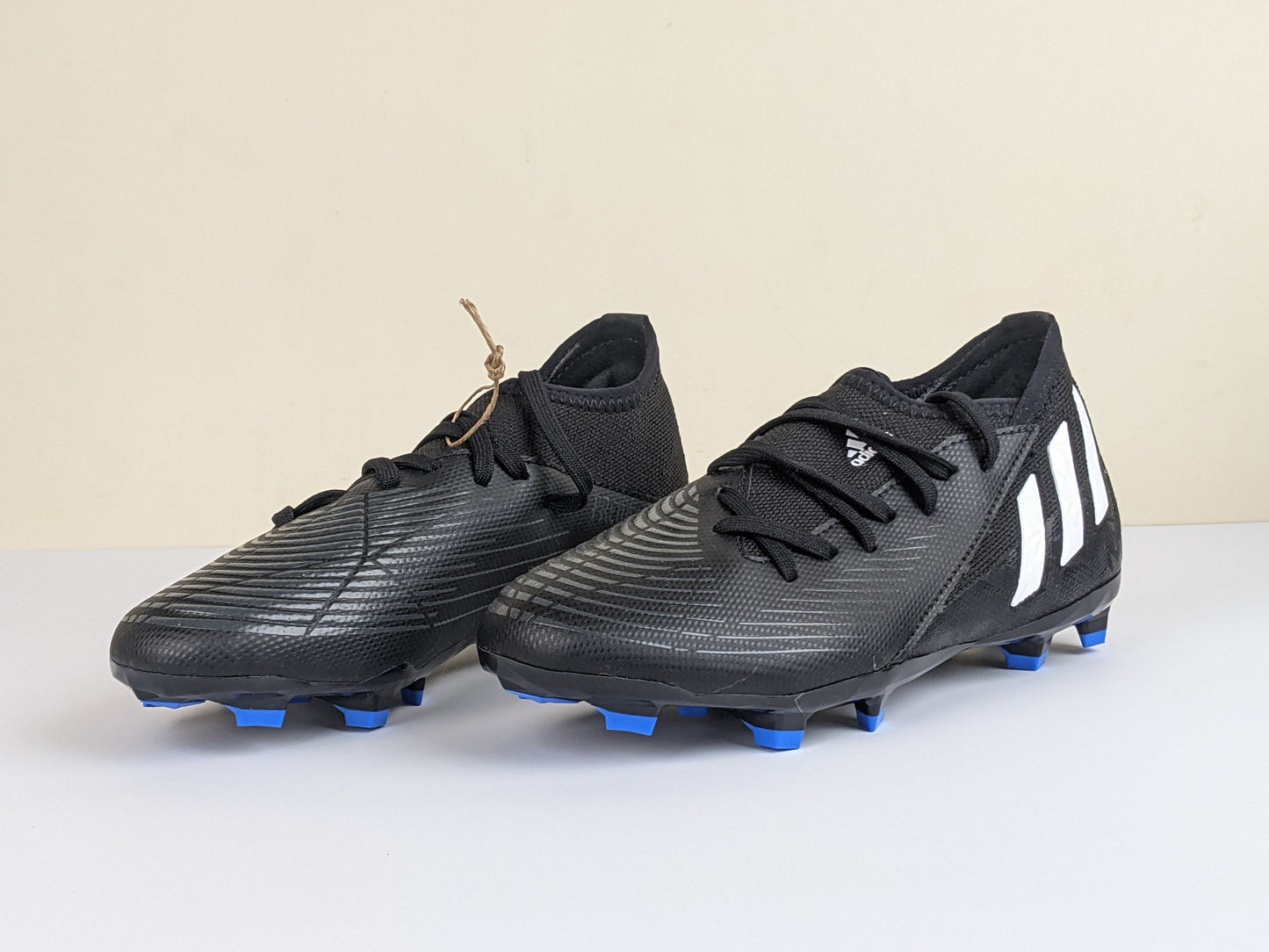 adidas Predator Edge .3 FG Shadowportal - Core Black/Footwear White/Vivid Red Kids (Brand New)