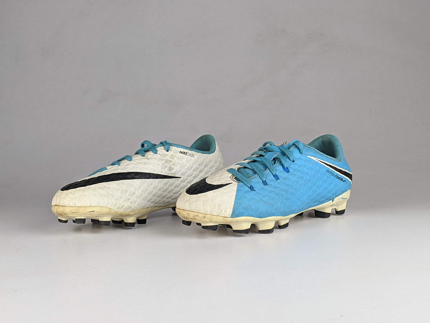 Nike Hypervenom Phelon III FG Jr - White/Blue