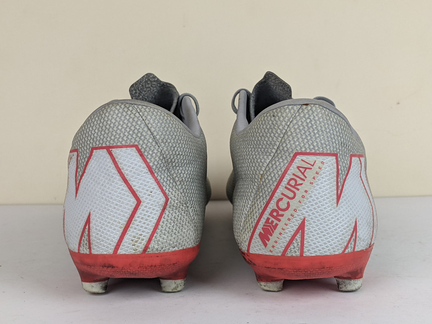 Nike Mercurial Vapor 12 Academy MG Raised On Concrete - Wolf Grey/Bright Crimson