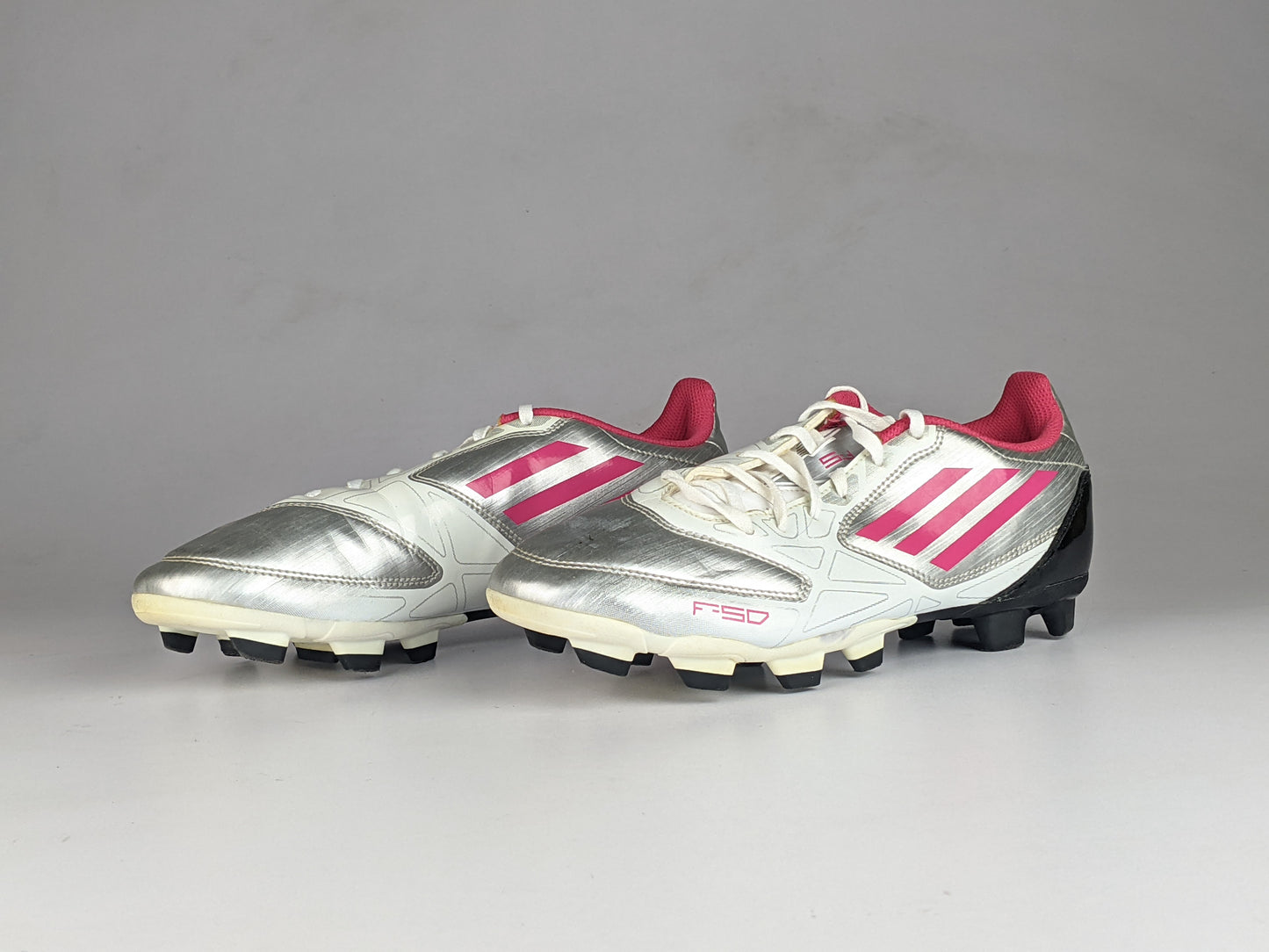 adidas Wmns F5 TRX FG 'Silver/Pink