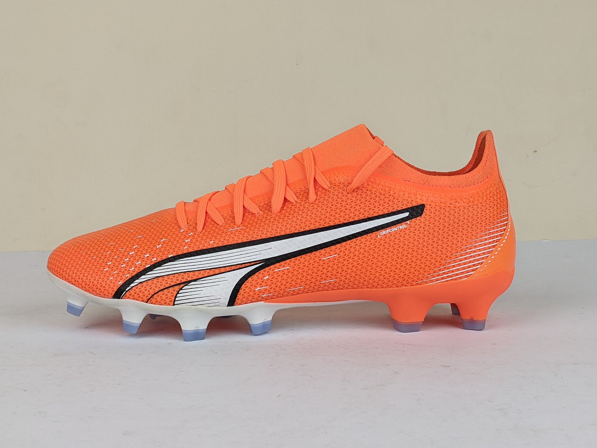 PUMA Ultra Match FG/AG Supercharge - Ultra Orange/PUMA White/Blue Glimmer (Brand New)