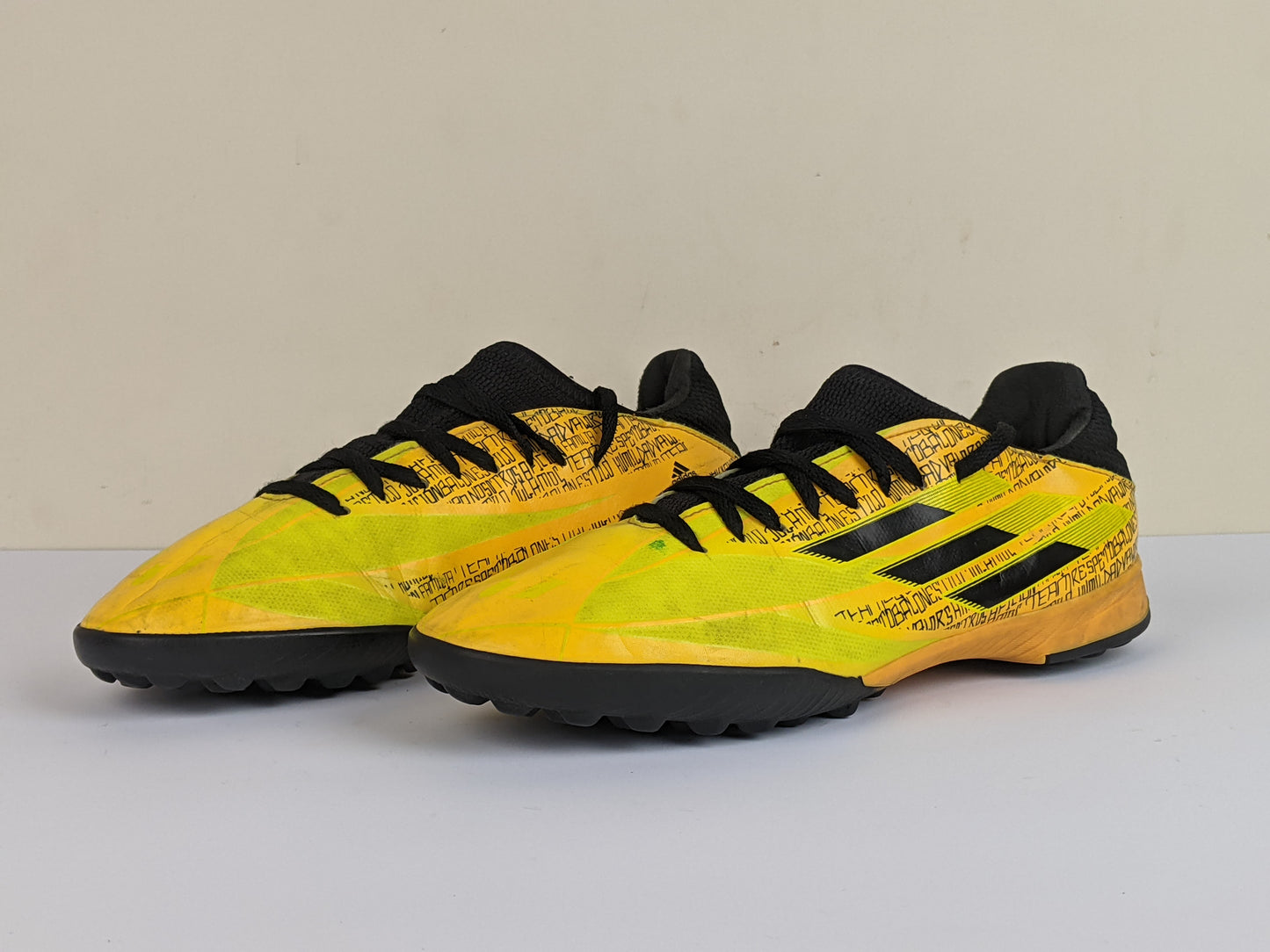 adidas X Speedflow Messi .3 TF Mi Historia - Solar Gold/Core Black/Yellow Kids