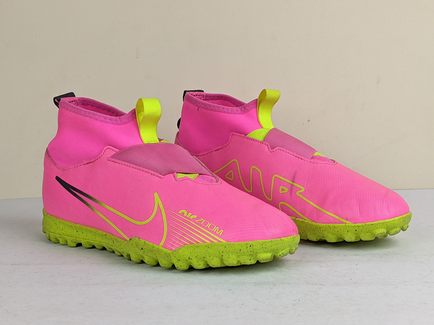 Nike Air Zoom Mercurial Superfly 9 Academy TF Luminous - Pink Blast/Volt/Gridiron Kids