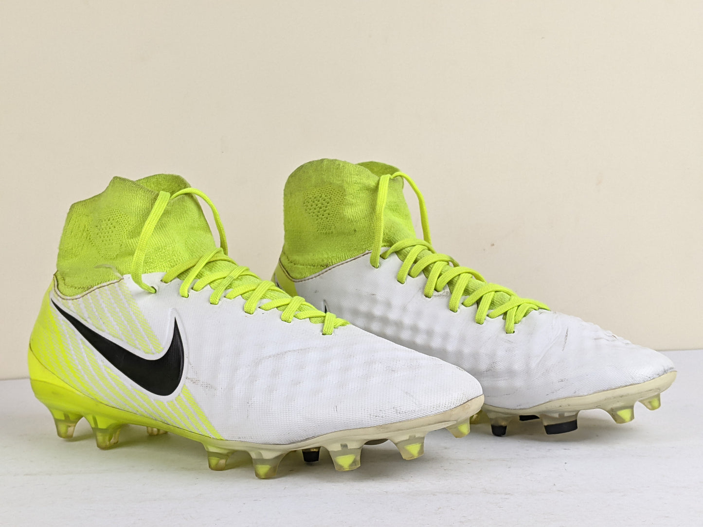 Nike Magista Orden II DF FG Motion Blur - White/Volt/Pure Platinum