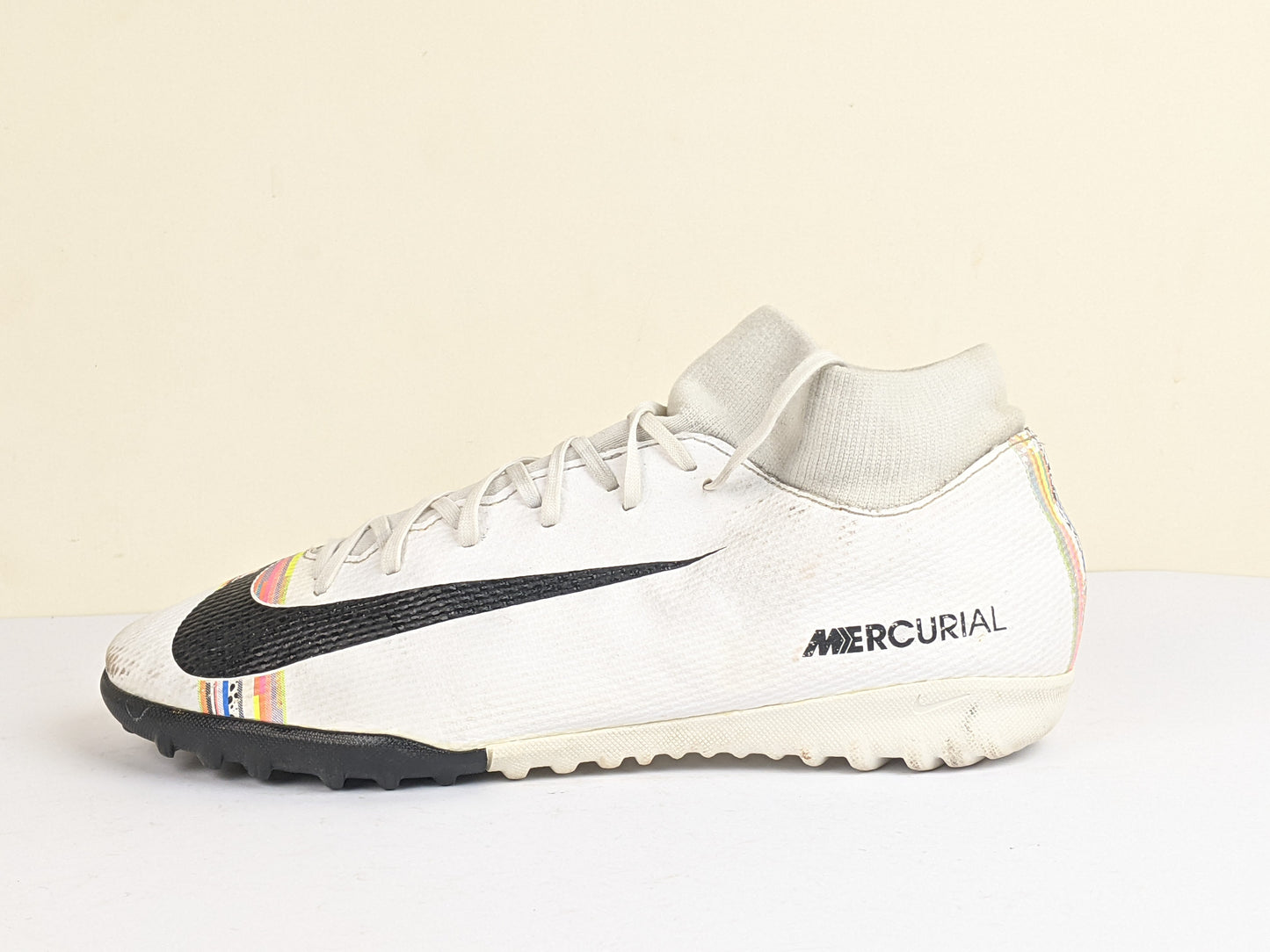 Nike Mercurial Superfly 6 Academy TF LVL UP - Pure Platinum/Black/White