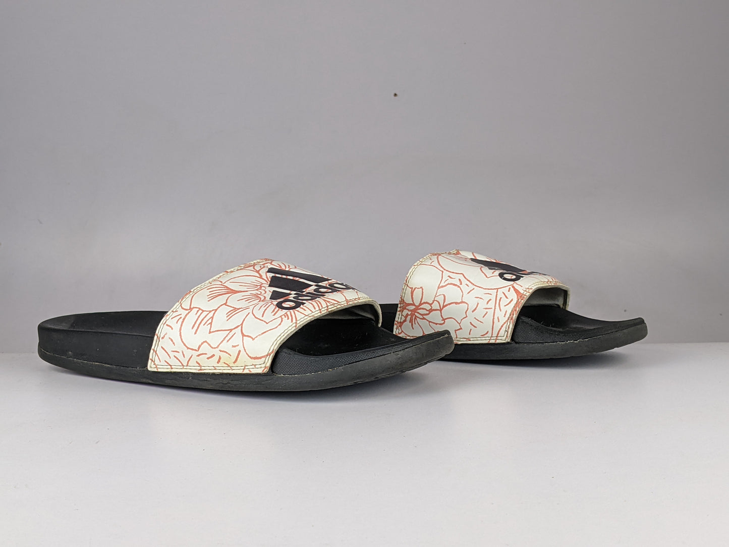 adidas Adilette Comfort Slides 'Floral Print'