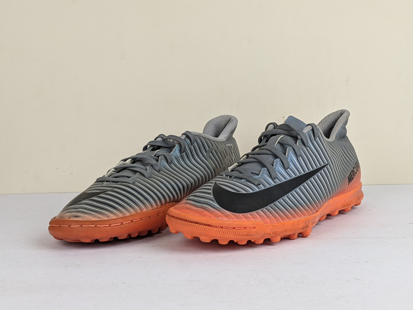 Nike MercurialX Vortex III CR7 TF  'Grey/Orange