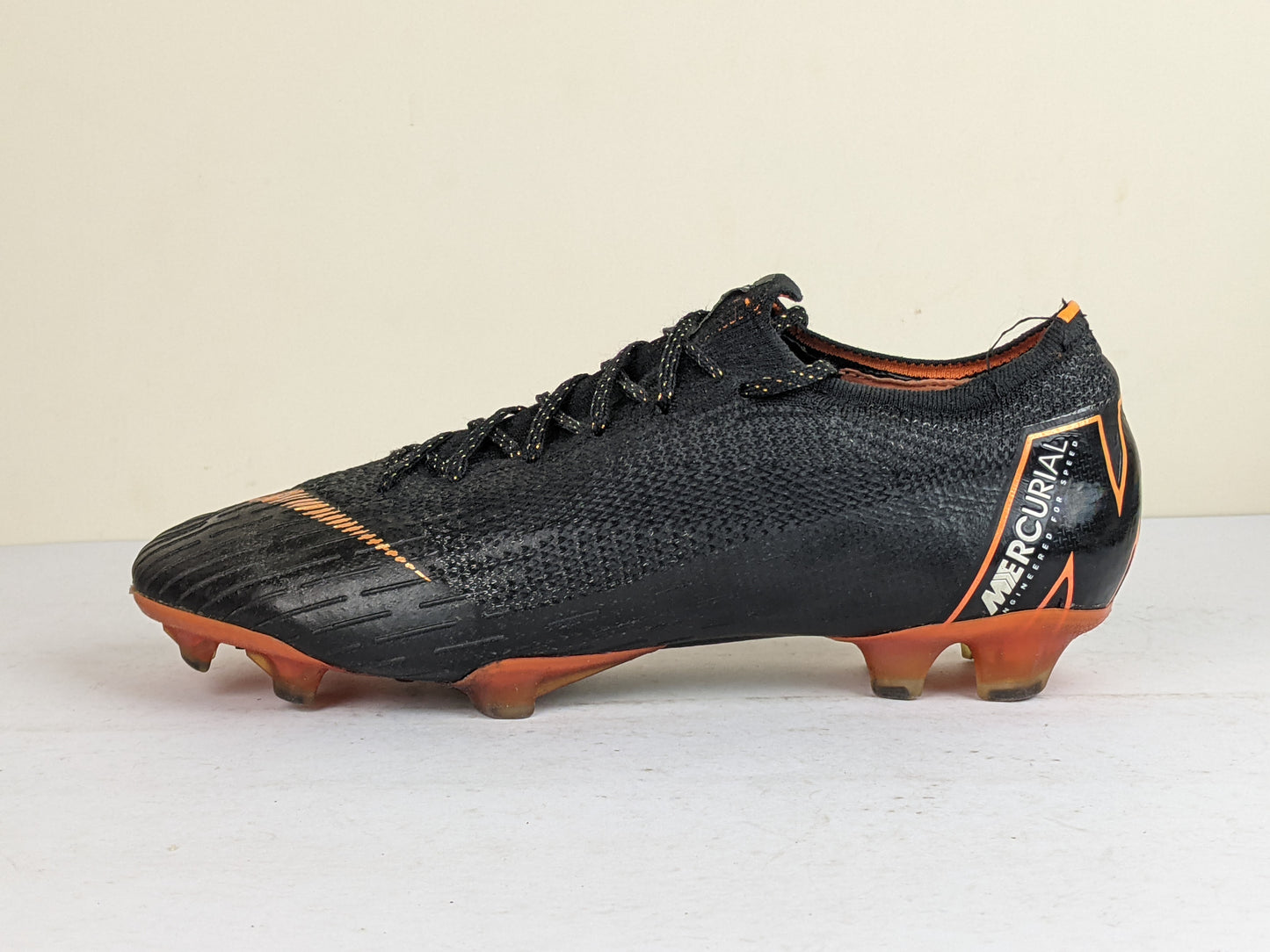 Nike Mercurial Vapor 12 Elite FG - Black/Total Orange/White