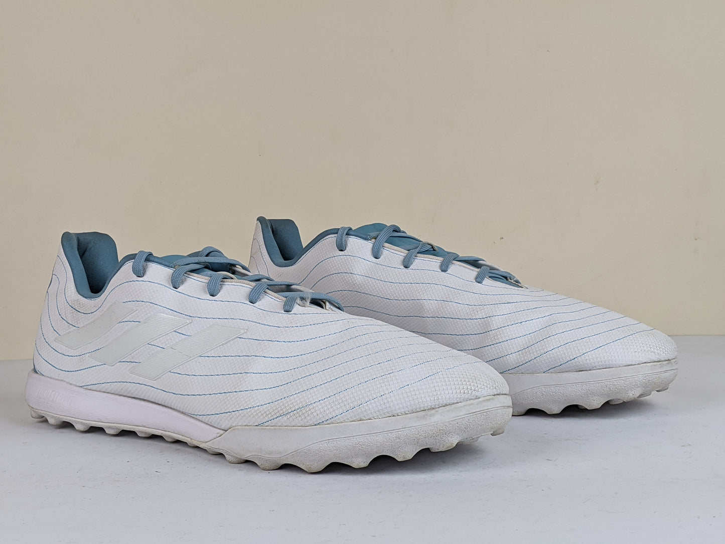 adidas Parley Copa Pure .3 TF - Footwear White/Grey Two/Preloved Blue LIMITED EDITION