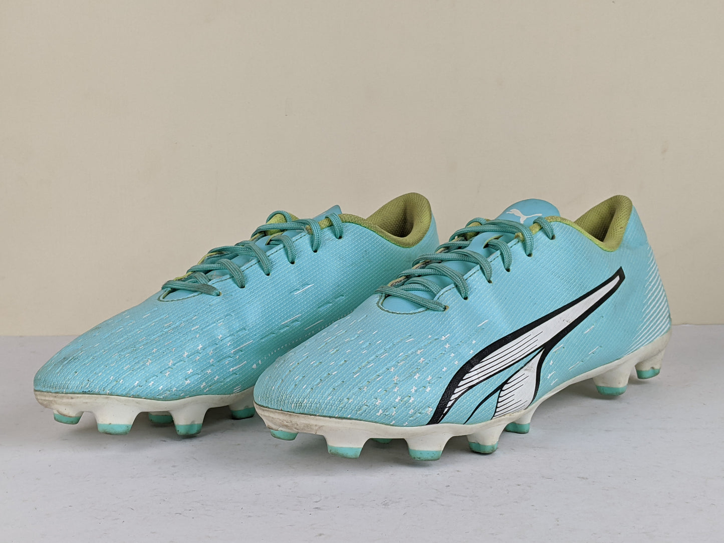 PUMA Ultra Play FG/AG Pursuit - Electric Peppermint/PUMA White/Fast Yellow