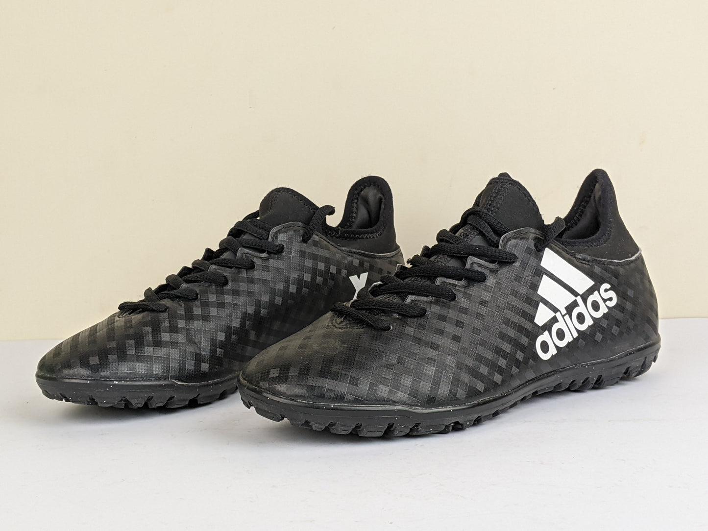 adidas X 16.3 TF Chequered Black - Core Black/Feather White