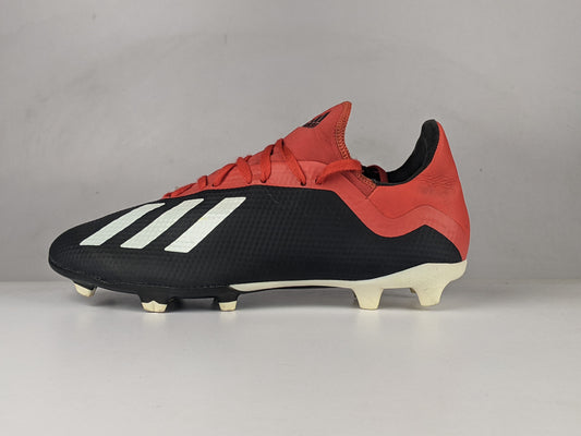 adidas X 18.3 FG/AG Initiator - Core Black/Off White/Action Red