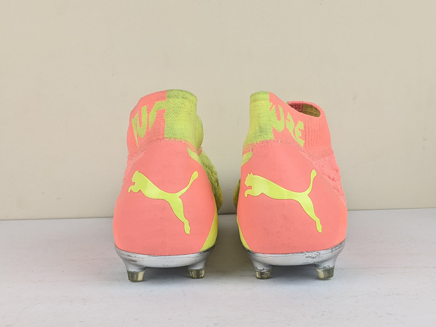 PUMA Future 5.1 Netfit FG/AG Rise - Energy Peach/Fizzy Yellow