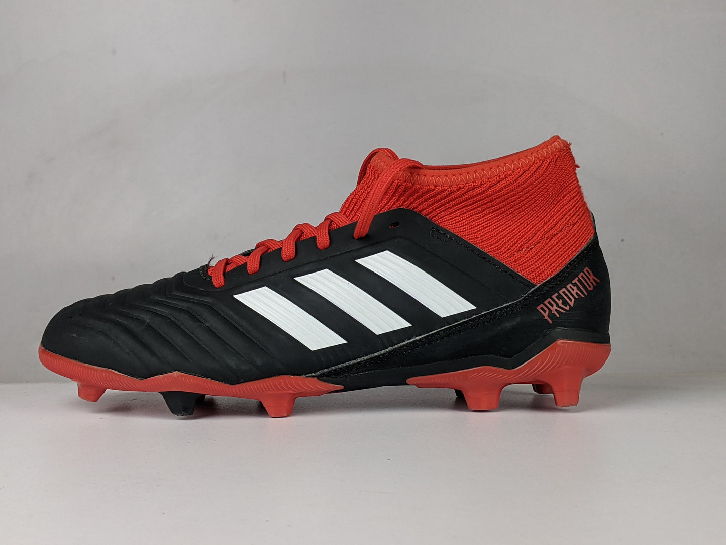 adidas Predator 18.3 FG/AG Team Mode - Core Black/Footwear White/Red Kids