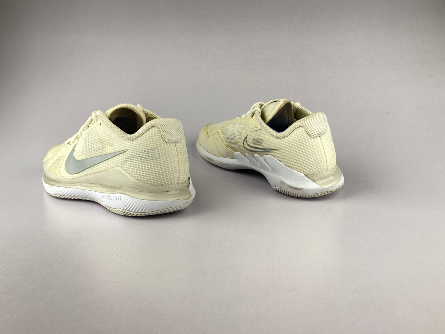 Nike Court Wmns Air Zoom Vapor Pro 'White/Metallic Silver'-Running-Athletic Corner