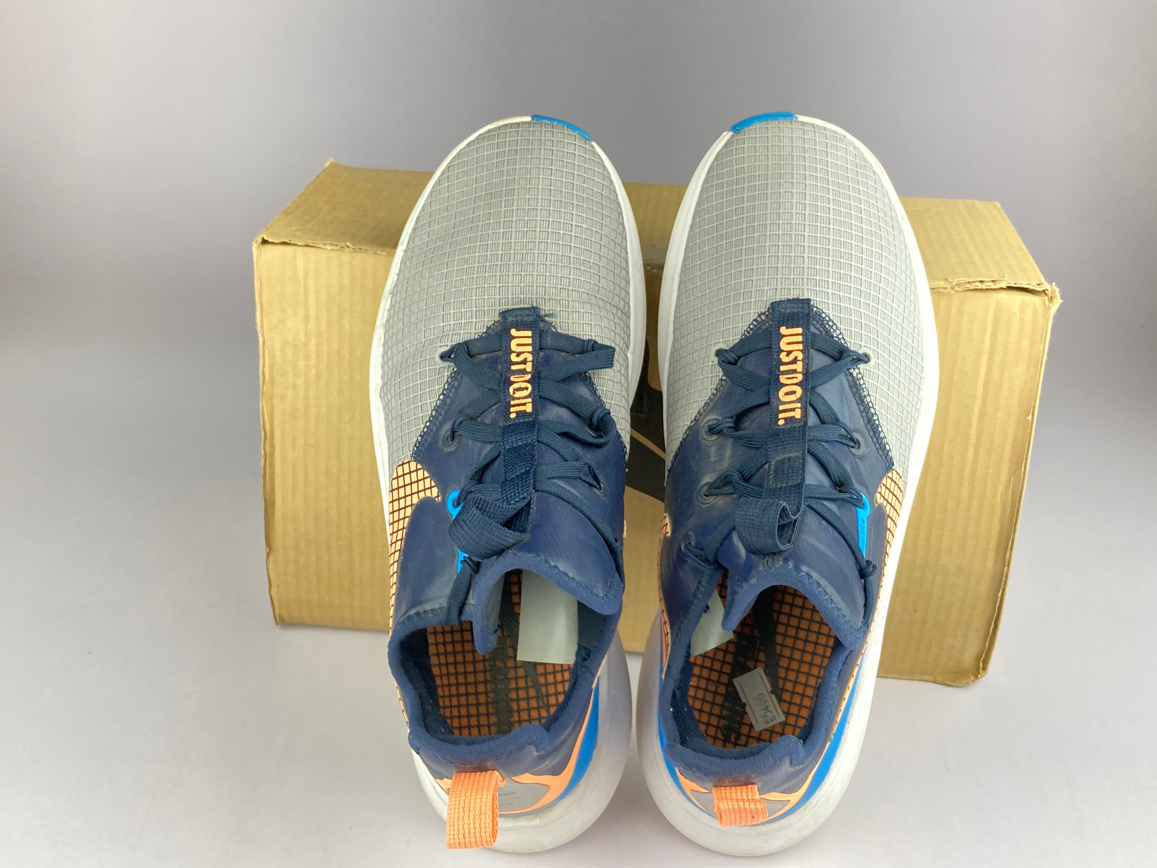 Nike Wmns Free TR8 Low Textile Trainers Blue Orange White