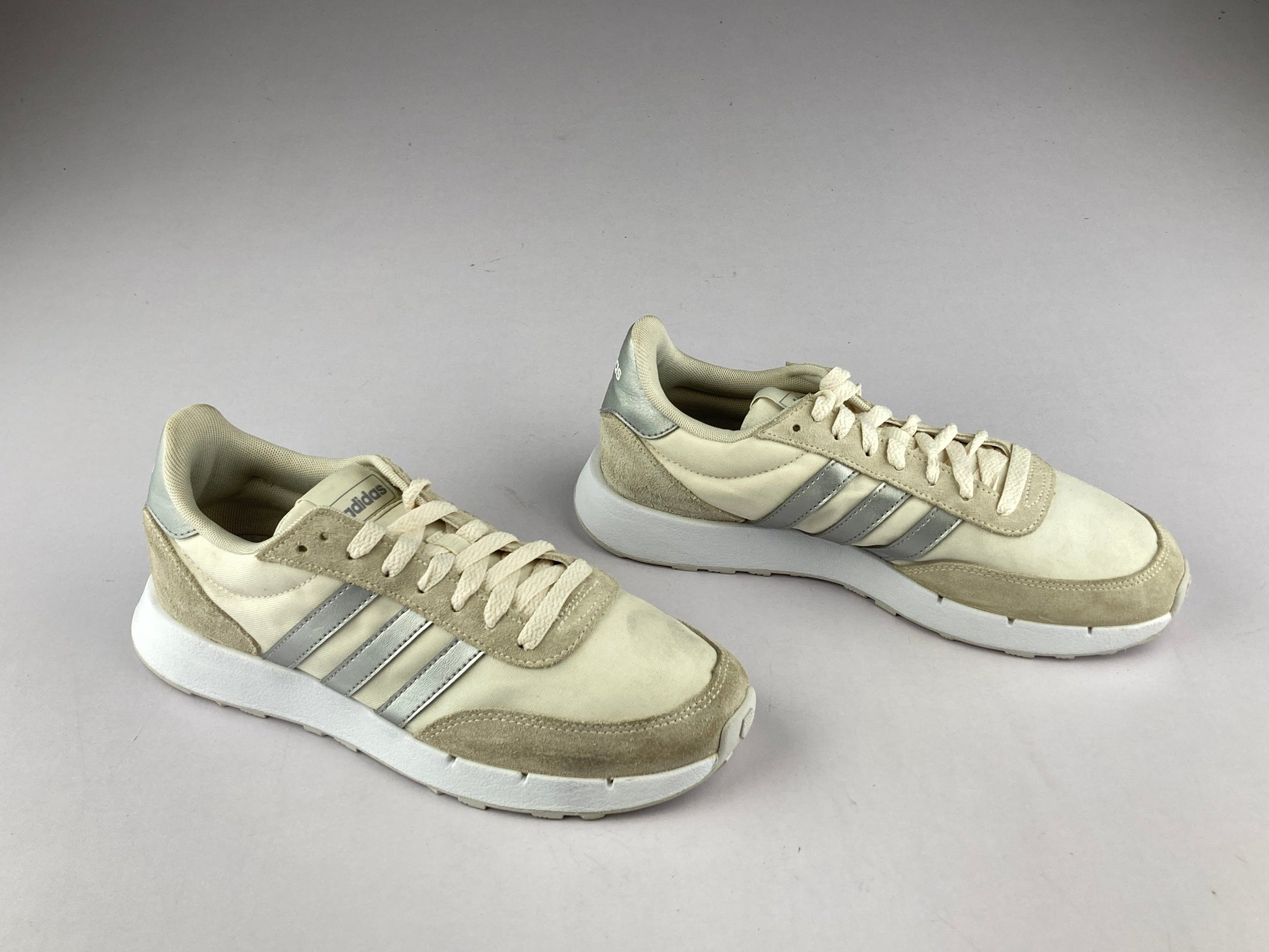 adidas Run 60s 2.0 'Chalk White/Silver Metallic/Dash Grey'