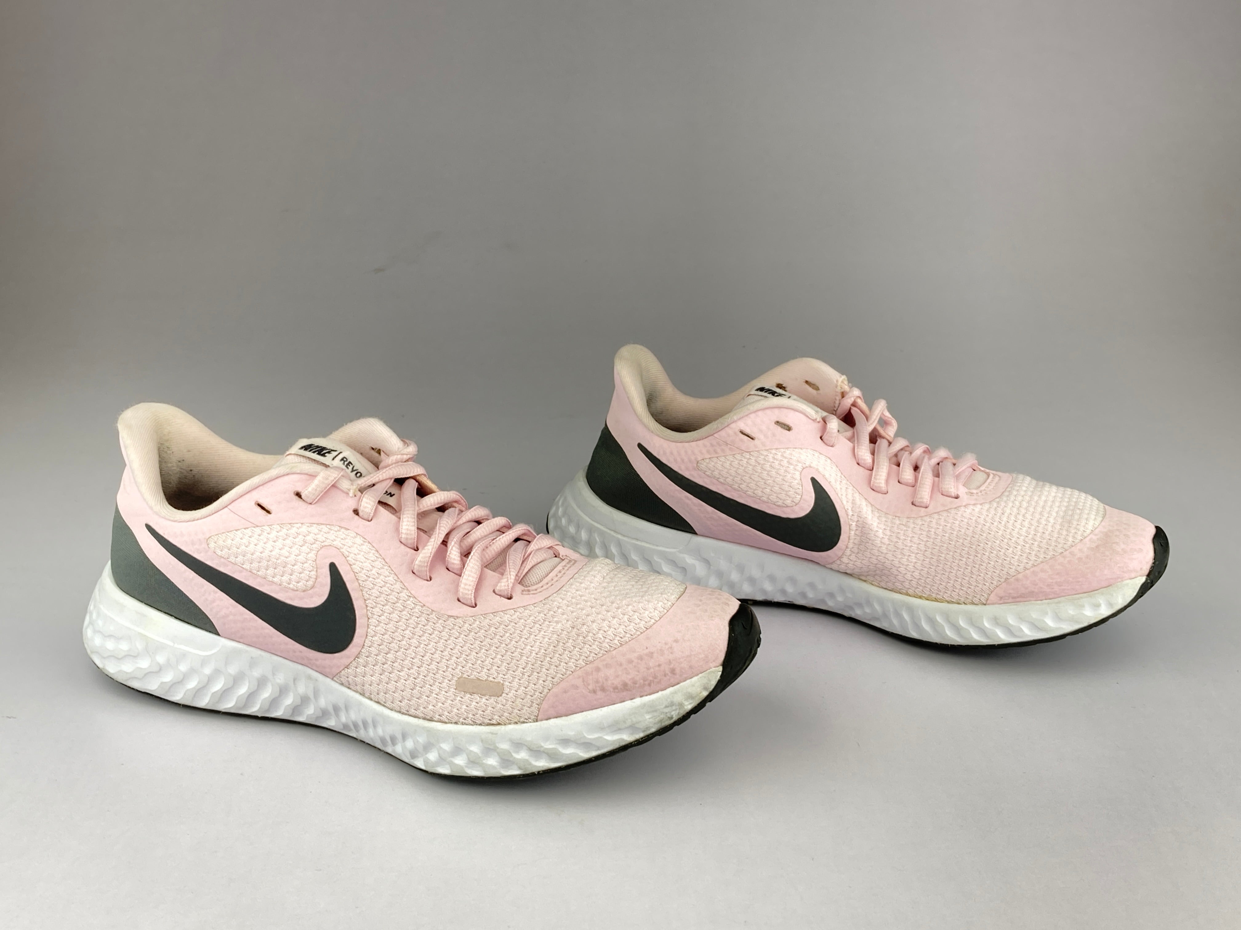 Nike Revolution GS Pink Foam Dark Grey BQ5671 601 Athletic Corner