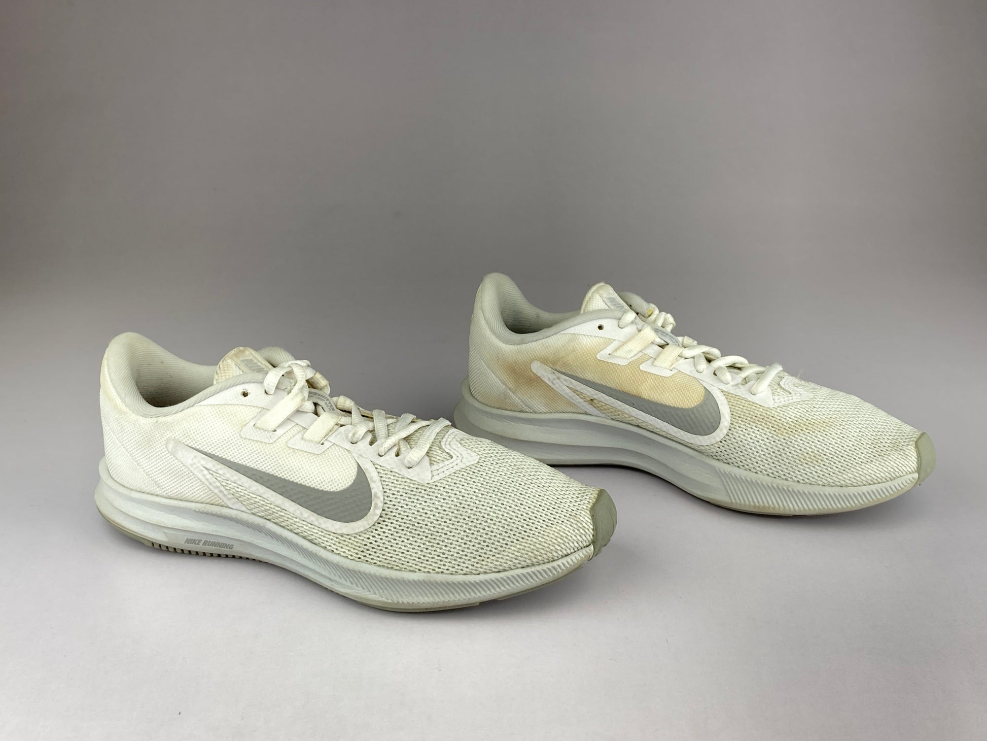 Nike Wmns Downshifter 9 Low Tops Knitted White AQ7486-100